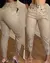 2024 nova moda feminina calças elegantes sexy primavera verão novo cáqui casu