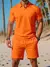 Um conjunto de duas peças de shorts de verão masculino de alta qualidade e top - Rocha.online.eco.ber
