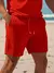 Um conjunto de duas peças de shorts de verão masculino de alta qualidade e top na internet