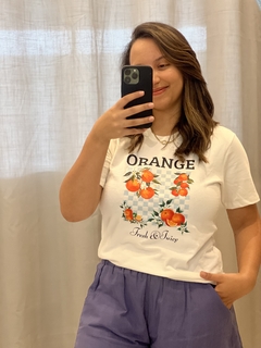 T-shirt Orange - comprar online