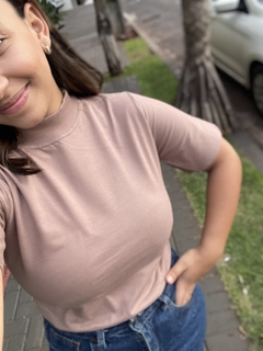 Gola alta nude - comprar online