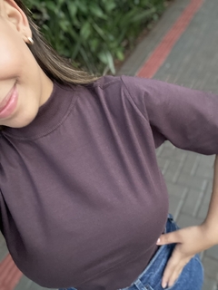 Gola alta roxa escura - comprar online