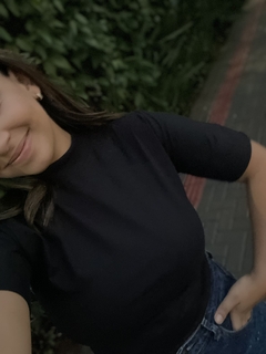Gola alta preta