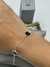 PULSEIRA CORAÇÃO PRETO PRATA 925 na internet