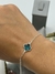 PULSEIRA TREVO VAN CLEFF AZUL TIFFANY PRATA 925