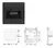 Embutido Pared Cuadrado LED 3W Negro en internet
