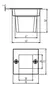 Embutido Pared Cuadrado LED 25W - Arflex