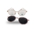 Óculos de Grau Visard Clip-On Rosé Redondo