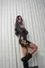 Vestido con cordon al costado vintage (lycra vintage foild) en internet
