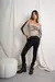 Imagen de Remera cuello bote combinada con estampado “cherry” (modal soft)