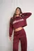 Buzo “CALIFORNIA” con franja combinada (punto yoga) - tienda online