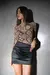 Basica escote redondo (tul estampado) - comprar online