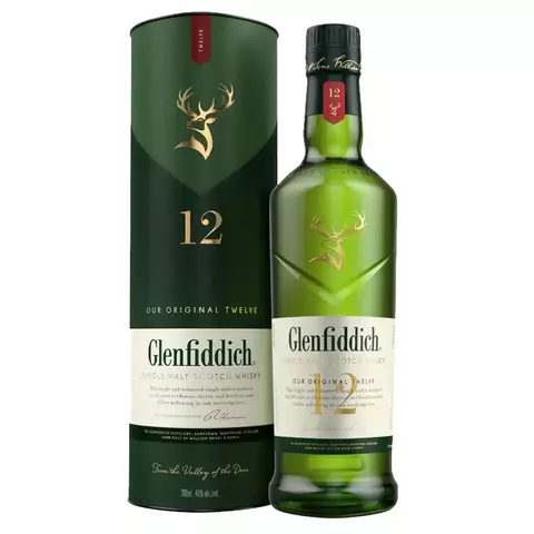 WHISKY GLENFIDDICH 750ML 12 AÑOS