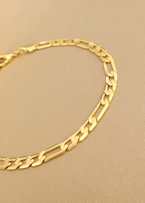 Pulseira Masculina Grumet 3x1 21cm 5mm