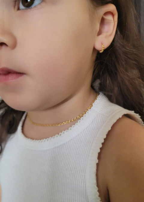Choker Infantil Elos Entrelaçados