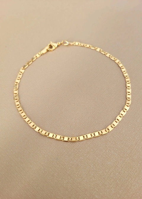 Pulseira Masculina Grumet Tradicional 20,5cm 2mm