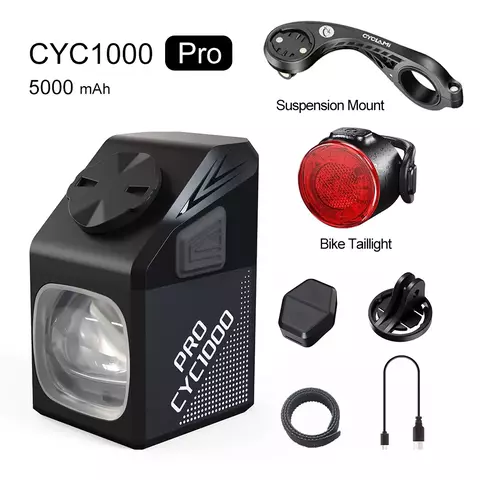 Faro de bicicleta CYCLAMI 1000 lúmenes - comprar en línea