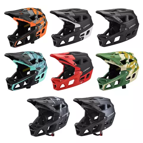 Casco full-face para bicicleta de montaña