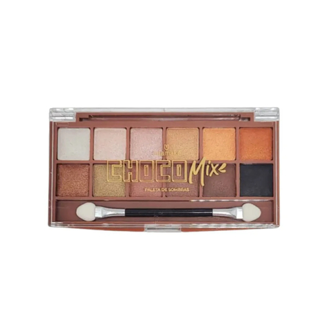 Paleta de Sombras Choco Mix Chocolate Ao Leite - Mia Make