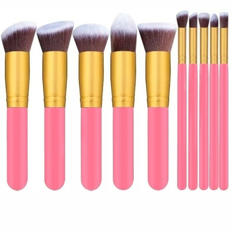 Kit de Pincel Kabuki - Cores Diversas