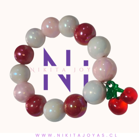 Pulsera Guinda Rosa Pastel - comprar en línea