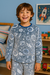 Pijama em fleece que brilha no escuro