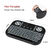 Mini Teclado Wireless Bluetooth Touchpad Sem Fio Lelong Cor do teclado Preto - Magazine Arkad