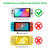 Case Slot Cartucho Jogo + Película Para Nintendo Switch Oled - Magazine Arkad