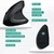 Mouse Vertical Ergonômico 2.4GHz Mouse Óptico Sem Fio 3 - Magazine Arkad
