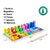 Brinquedo Pedagógico Madeira Montessori Educativo Números Cor Colorido Atacarejo Kids - Magazine Arkad