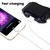 Imagem do Mini carregador Solar chaveiro power bank com Lanterna + cabo USB