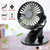 Mini Ventilador De Mesa Recarregável USB Com Clip Portátil Regulável Silencioso - comprar online
