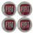 Kit Com 4 Emblema Fiat Roda Calota