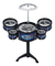 Brinquedo Bateria Infantil Com 5 Peças De Tambores Art Brink