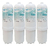 Kit 4 Filtro Refil Compatível Soft Everest 2em1 Purificador