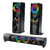 Caixa Som Gamer Led RGB Usb P2 Auxiliar Knup KP6041 127/220V