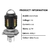 Lâmpada De LED Para Motocicleta 1PC Super Brilhante H4