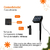 Pisca Solar Cordão Natal Prova D'água 8 Funções 200 Leds 20m