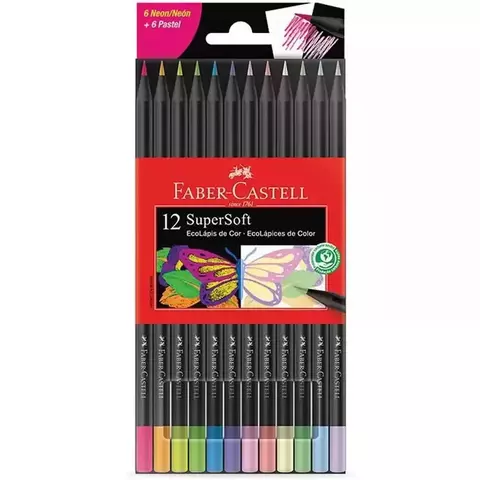 Lápis De Cor Supersoft Faber Castell