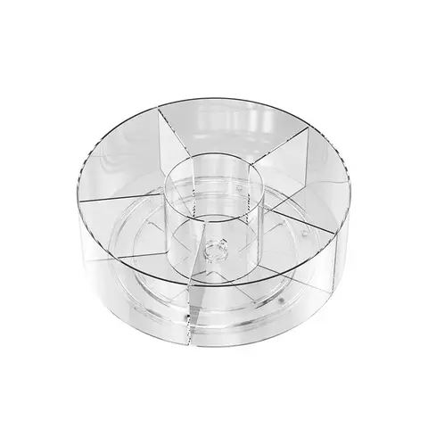 360 ° Organizador Rotativa - mesa giratória transparente