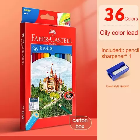 Conjunto de lápis de cor a Óleo Faber Castell 36/48/72