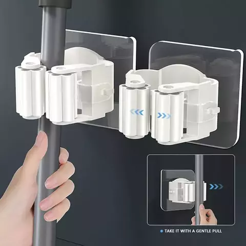 Cabide de Vassouras e Rodos Adesivo