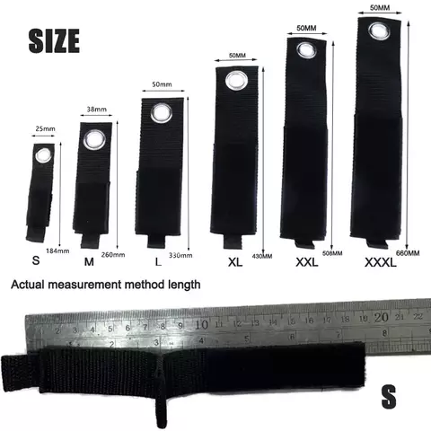 4x Tiras de armazenamento resistentes