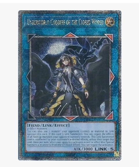 Underworld Goddess of the Closed World (Quarter Century Secret Rare) - 25th Anniversary Rarity Collection II (RA02)