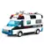 Carro de Policia Lego Brinquedo com Luz Som - 77 Peças