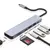 Extensão hub 7 em 1, tipo-C para macbook, usb 3.0 - loja online