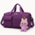 Bolsa de academia com Chaveiro Monster V3 - Roxa