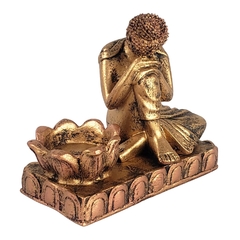 Incensário E Castiçal Buda Sonhador 05526 - comprar online