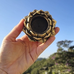 Imagem do Incensário Castiçal Flor De Lótus Com Base 13057
