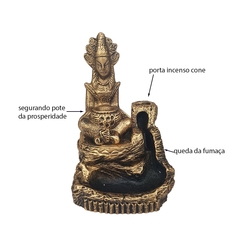 Incensário Cone Cascata Deusa Feminina 13504 - Fraternidade PAX